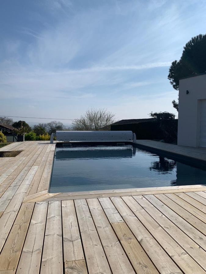 Chambre Independante Dans Pool House Le Mas-dʼAgenais 外观 照片